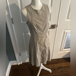 Theory Beige Sleeveless Dress